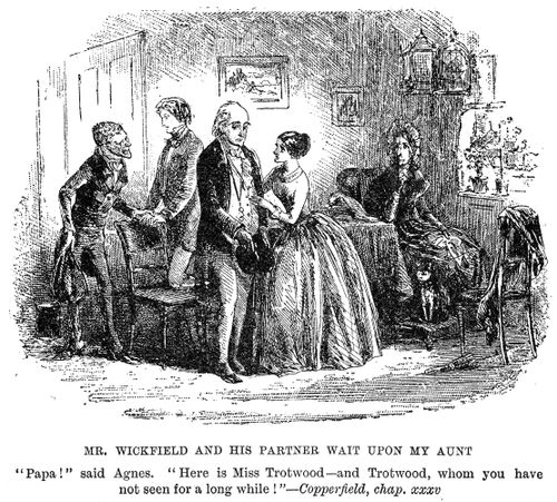 Mr. Wickfield and his partner wait upon my aunt