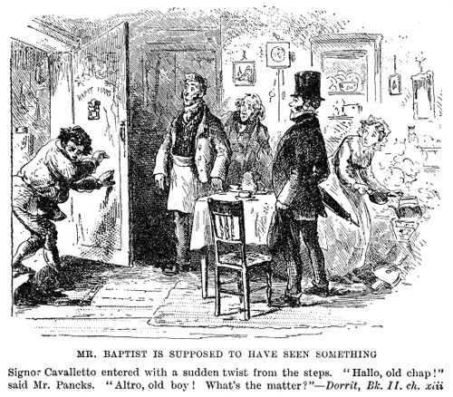 Mr. Baptist is supposed to have seen something