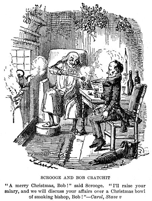Scrooge and Bob Cratchit