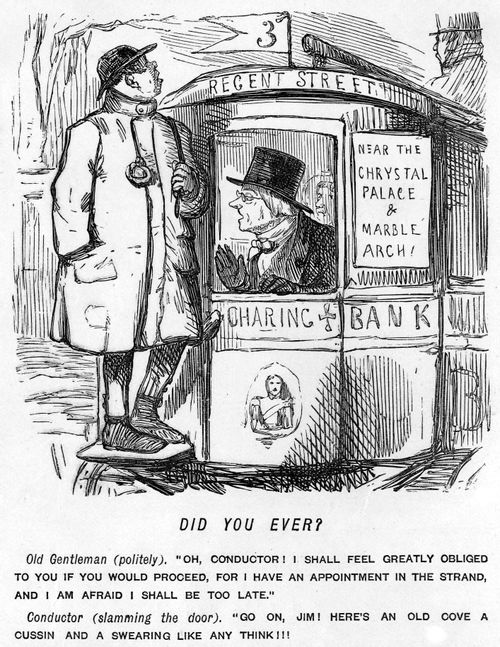 Polite request gets passed on as a rude on by the bus conductor