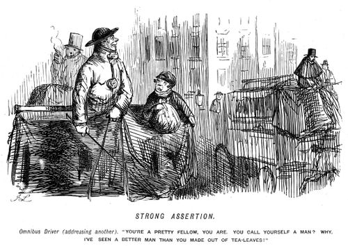 An omnibus driver insulting another