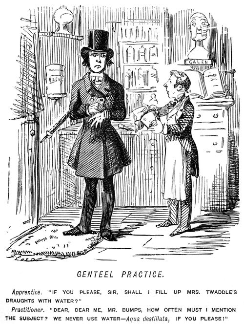 Medical practicioner speaking to his apprentice