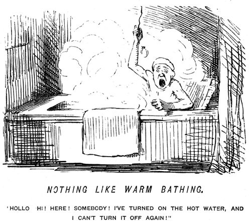 Man burnt by hot water