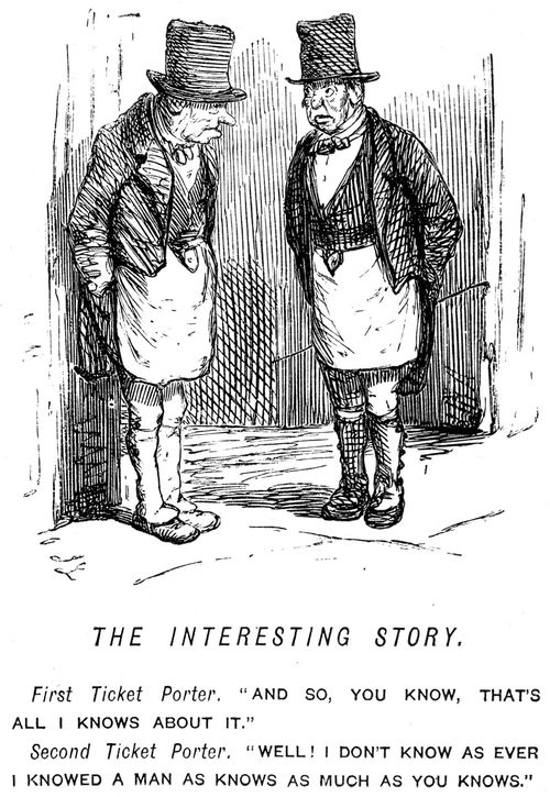 Ticket porters talking
