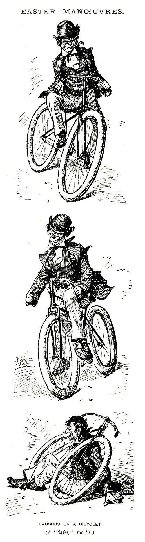 Drunken cyclist