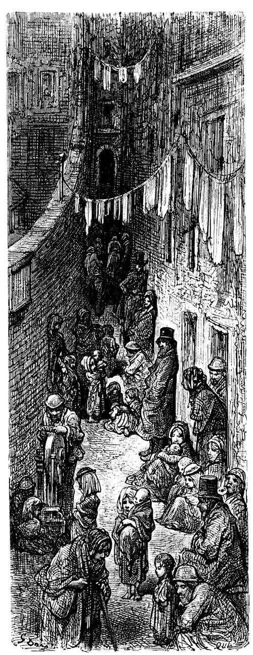 Alleyway in Slum District