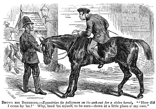Policeman and horse thief