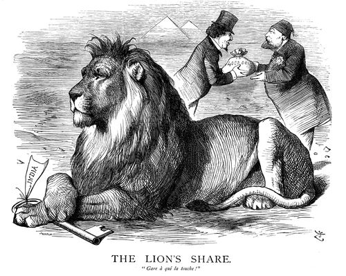 'The Lion's Share' of Suez Canal Gives Britain the Key to India