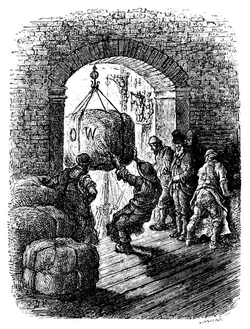 Loading Cargo at Thames Warehouse