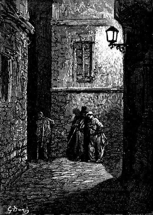 Dark alleyway in Whitechapel