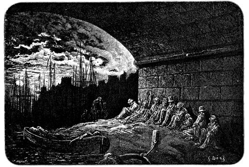 Sleeping under a Thames Bridge