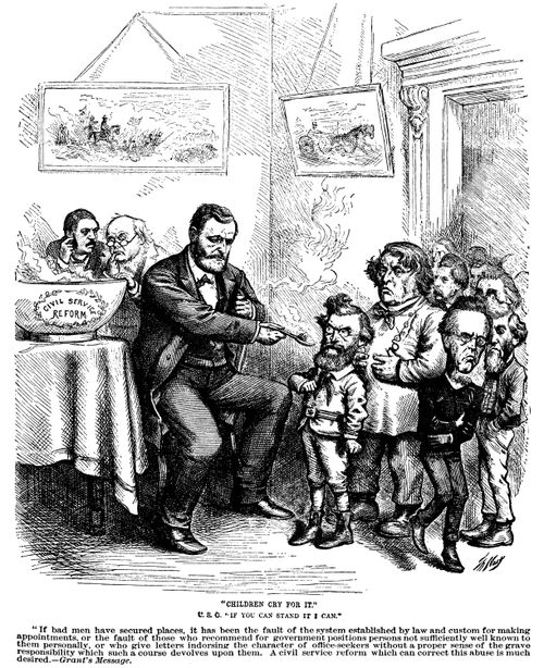 President S Grant's Proposed Civil Service Reform not to the Taste of Certain Senators