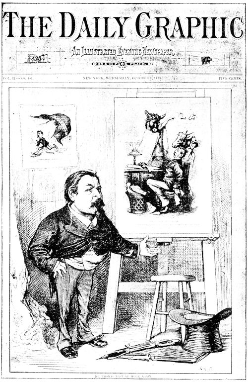 The Daily Graphic's Caricature of Nast at Work Again