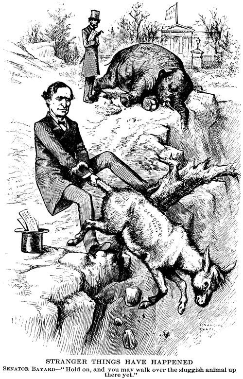 1880 Presidential Elections - Democratic Donkey Pulled back from the Brink