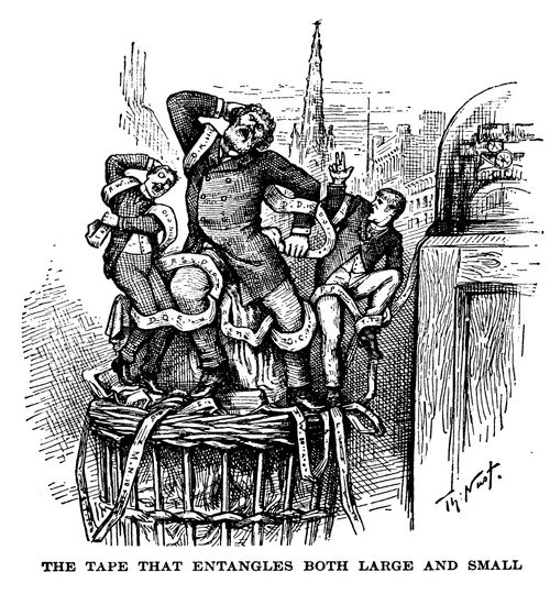 Satire on the All-Pervasive Telegraph