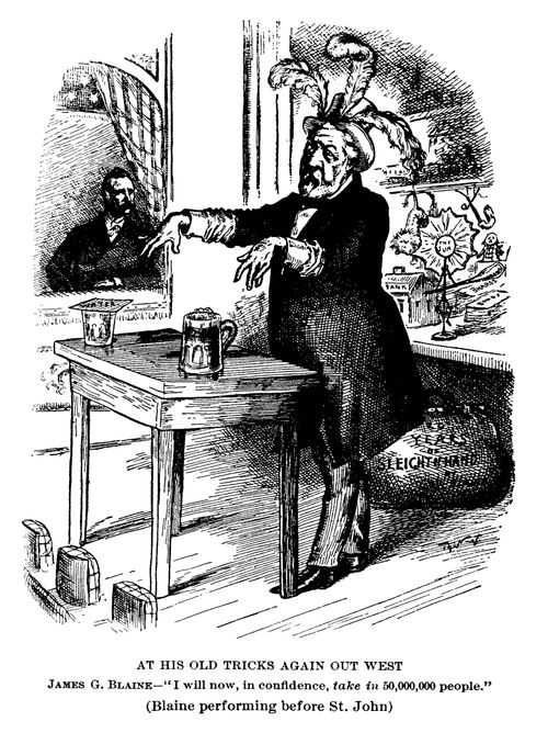 1884 Presidential Election - Blaine the Deceiver of the Electorate