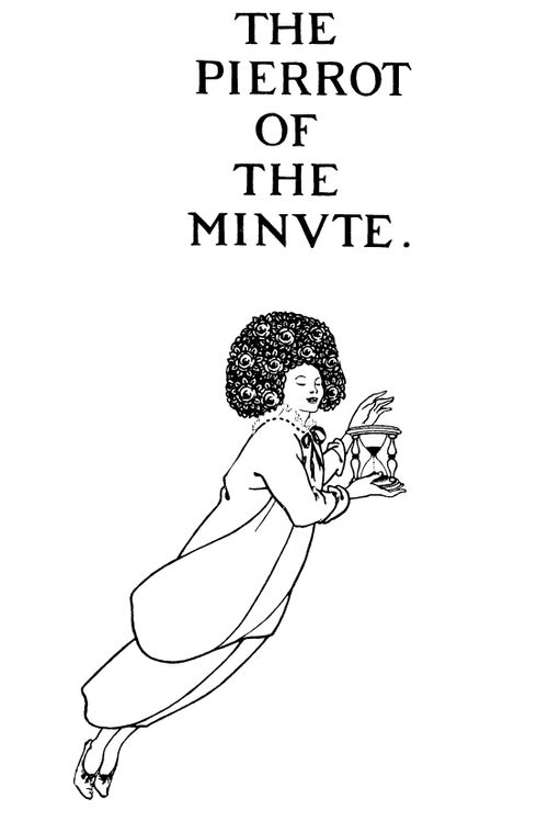 Cover Design for E Dowson's 'The Pierrot of the Minute'