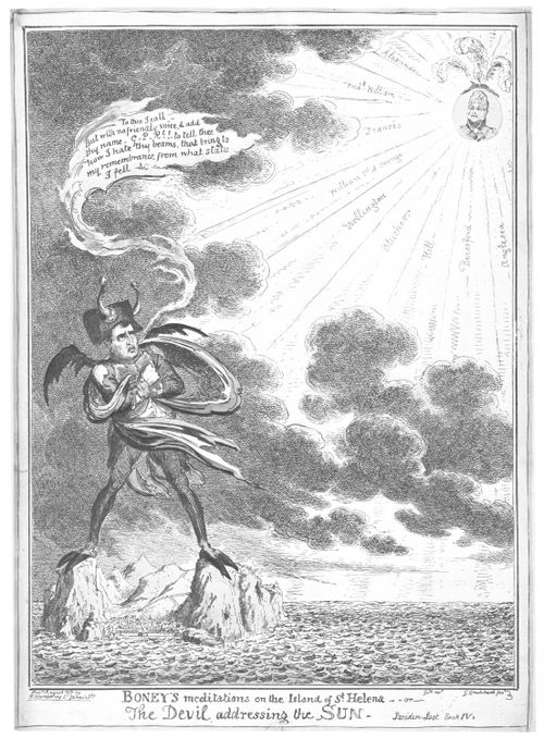 Napoleon Cursing the Prince Regent from Exile on St. Helena