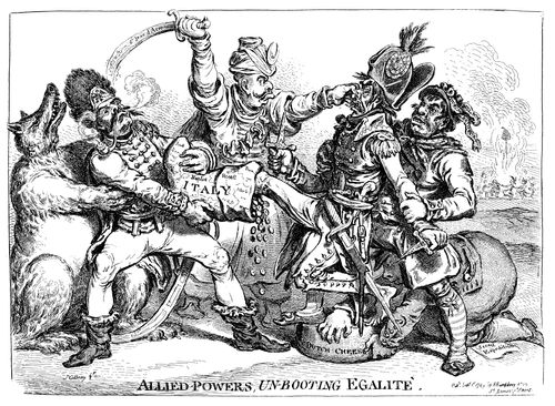 Second Coalition Attempting to Push the French out of Italy