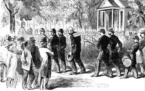 Camp Punishments - Drumming a Coward out of the Ranks