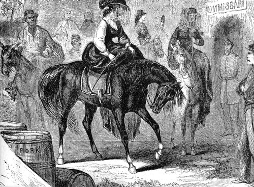 The War on the Mississippi - Secesh Ladies Seeking Supplies at US Commissary