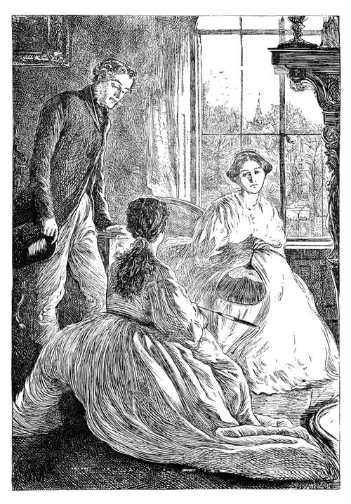 Illustration for 'Wives and Daughters', scene 4.