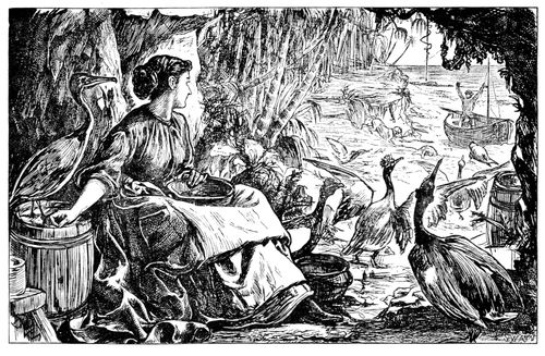 Illustration for 'Foul Play', scene 1.