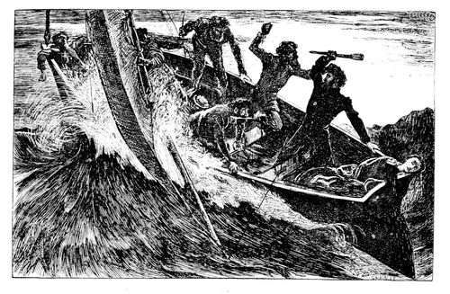 Illustration for 'Foul Play', scene 2.