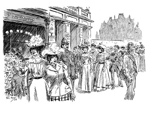 An August Bank-Holiday in the East End.