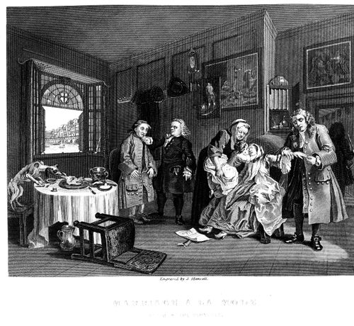 Marriage a la Mode - Death of the Countess.