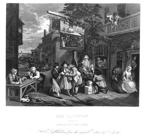 The Election - Canvassing for votes.