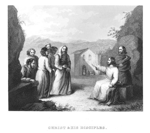 Christ and His Disciples - Ticket for the London Hospital.