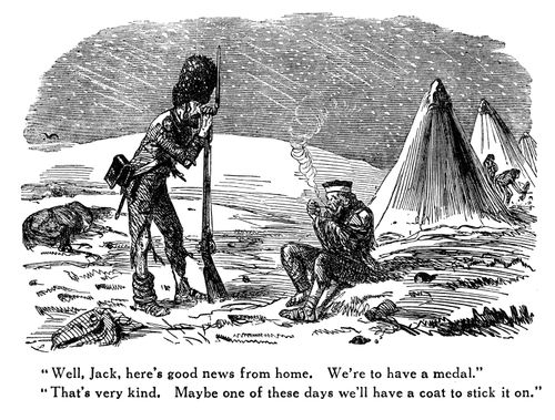 Soldiers Freezing in the Crimean War