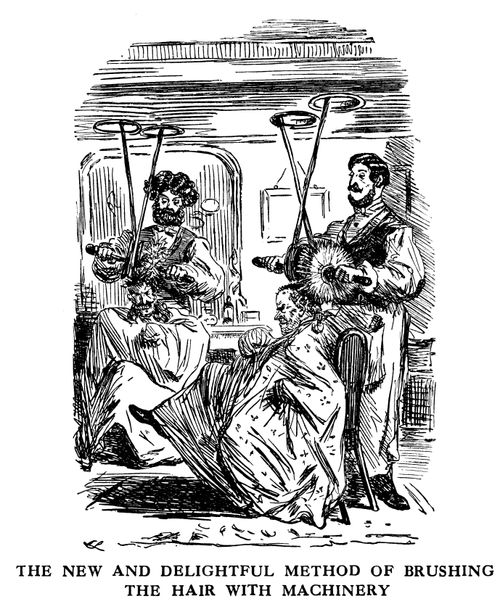 Brushing Hair with Machinery