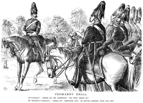 A yeoman misunderstanding an order from his drill-sergeant