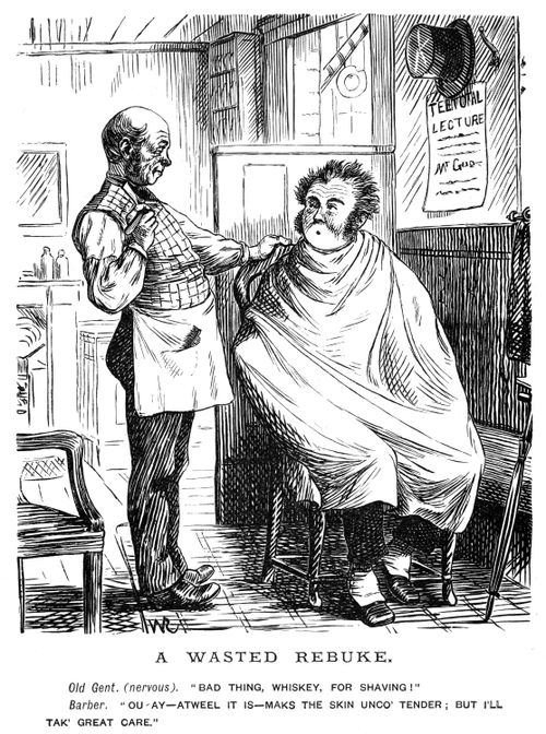 A drunk hairdresser
