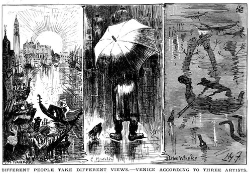 Three artist interpretations of Venice