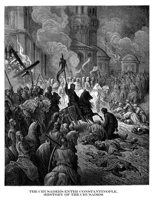 The Crusaders Enter Constantinople (History of the Crusades).