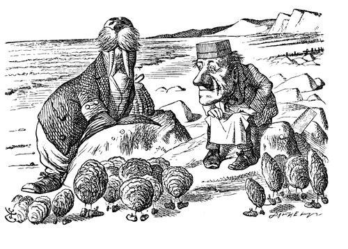 Alice Through the Looking Glass - The Walrus and Carpenter.