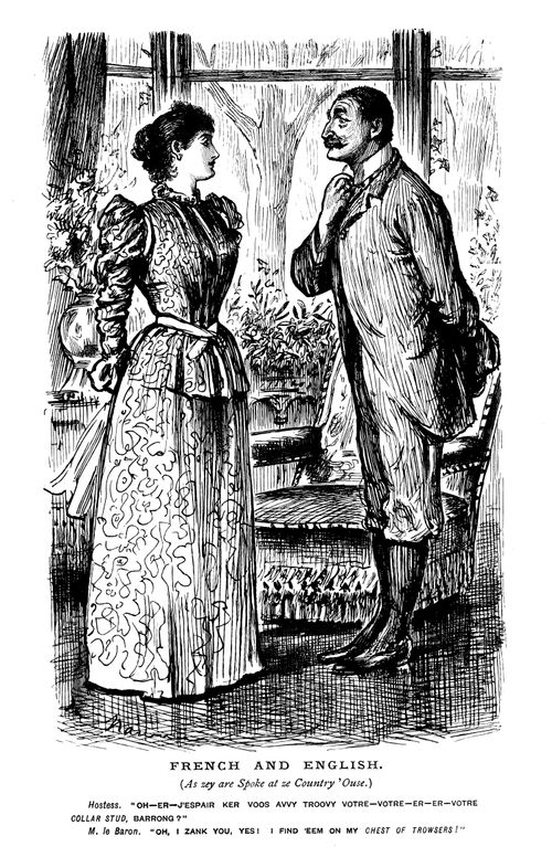 A French Lady Conversing With An English Gentleman.