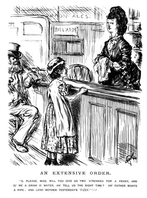 Child In A Bar.