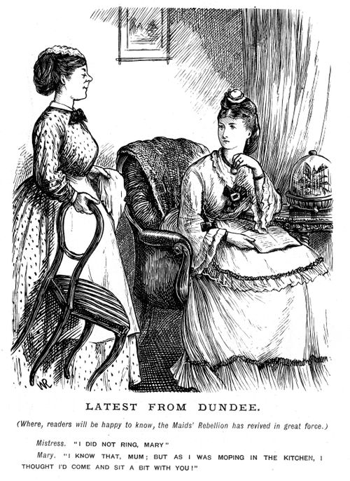 A Maid and her Mistress.