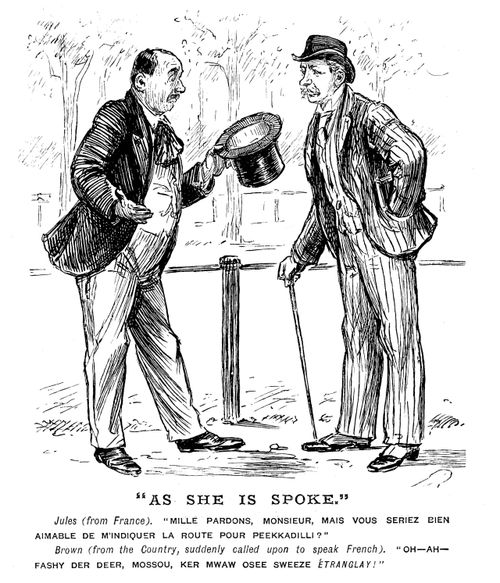 Frenchman Speaking to Englishman