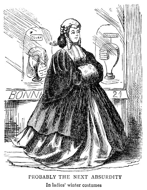 Women wearing wig and gown