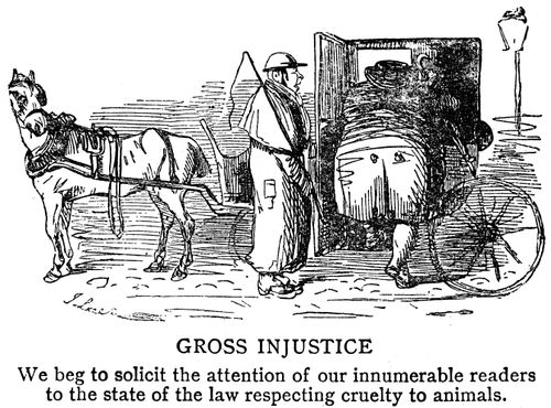 Fat man getting into a carriage