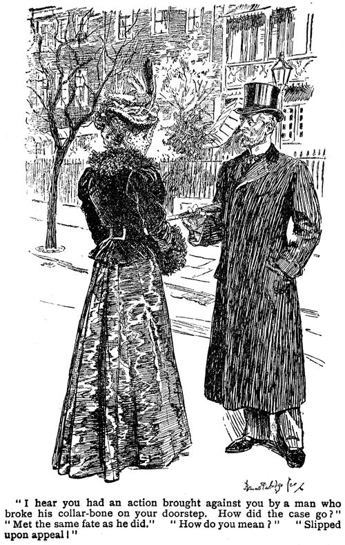 Man asking a lady about a court case