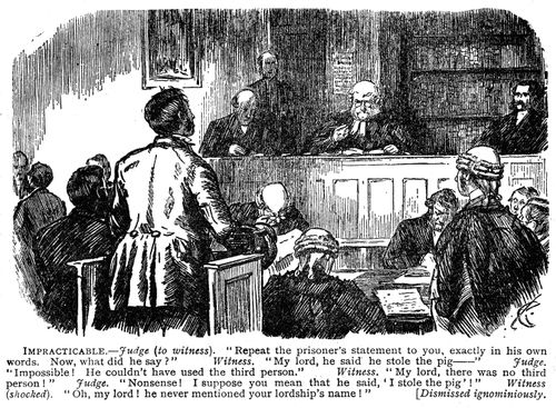 Witness recounting a prisoner's statement