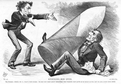 Disraeli repeals sugar duty