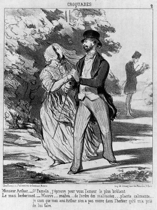 Husband planing to place sedative herbs in the herbarium of his wife's lover