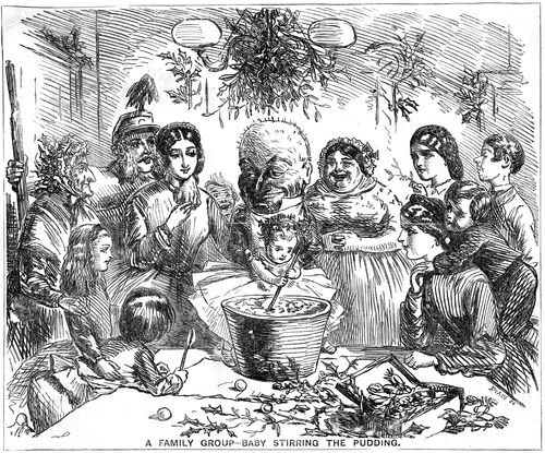 A Family Group - Baby Stirring the Pudding